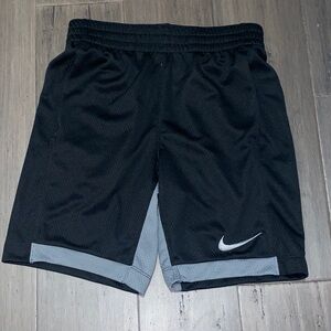 Nike Boys Athletic Black and Gray Shorts